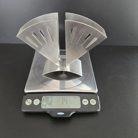 ZACK Rare Retired Stainless Coffee Filter Napkin Holder GERMANY Geometric Modern - Picture 16 of 16